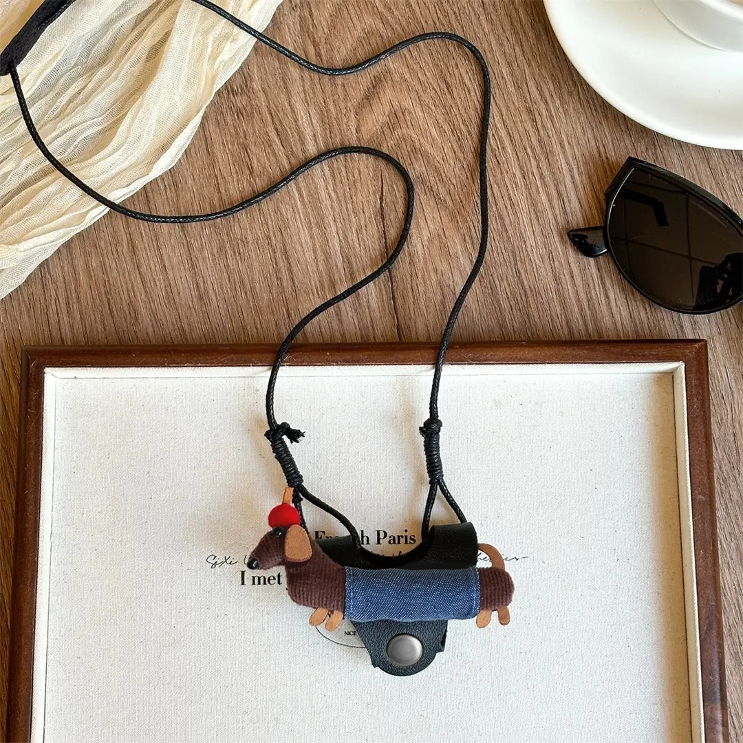 Neckband glasses storage box